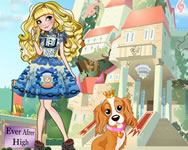 Ever After High - Blondie Locks pet day at school